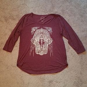Lucky Brand , light weight 3/4 sleeve t-shirt.
